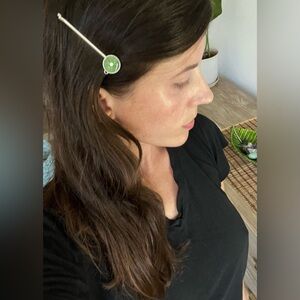 CHANEL RARE Hairpin /  Kanzashi COCO Chanel Hair Accessory made in France